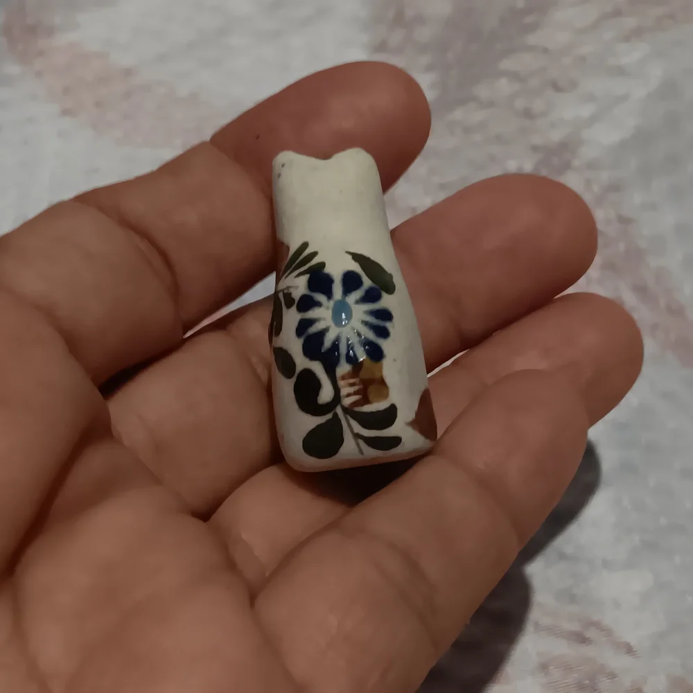 Cat Figurine🐞 - Tan and Brown Ceramic